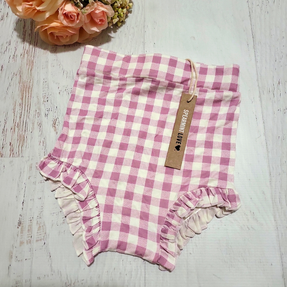 Spearmint Love Highwaisted Ruffle Bloomer